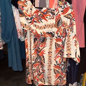 VLD Boutique Brand Midi Dress Small- Med  Or Top Size L NWOT Very Fun Piece